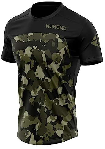 NUNOMO Herren Mountainbike MTB Top Kurzarm Atmungsaktiv Bequem Weich Feuchtigkeitstransport Radtrikot?Kurzarmtrikot Für MTB Rennrad/Multisport/Fitness/rocknend (TYP-7,5XL)