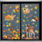 Vordpe 68 Stück Thanksgiving Fenster Aufkleber, Ahornblätter Dekorationen, Erntedankfest Fensteraufkleber, Herbst Fensterdeko für Kinderzimmer Cafe Schaufenster