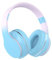 Bluetooth Kids Headphones,Wireless Kids Headphones Over Ear with Microphones,Stereo Sound ,10H Playtime,Foldable&Adjustable Children Headphones,Bluetooth 5.1 Headset for Adults School Travel (Blue)