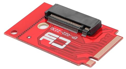 POFET CY Card Adapter NVME M-Key 22x30mm to 22x80mm NGFF Extension SSD Upgrade Adapter Compatible with ROG Ally Gaming