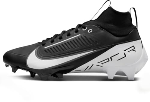 Nike Vapor Edge Pro 360 2 Men's Football Cleats (DA5456-001,Black/White-Black) Size 12