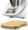 Gleitbrett für Thermomix TM6 TM5, Bambus Schnelles Bewegen Gleitbrett für Thermomix Vorwerk Küchenmaschine TM6 Zubehör, Rollbrett für Thermomix TM6 TM5 Unterlage Brett Rollbrett