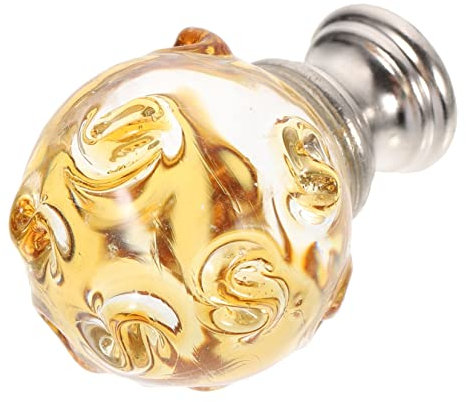 Veemoon Transparentes Kristall-lampensockel-knopf Mit Bronzenem Sockel Dekorativer Lampenschirm-halter Für Stehlampen Schreibtischlampen Veredelter Lampenabschluss Zur Raumgestaltung