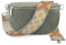 ARTVALL - Umhängetasche Wildleder Tasche Handtasche Velours Bauchtasche Klein mit Schultergurt Design Taschenband abnehmbar verstellbares Riemen Crossbody Bag Echt Ledertasche Damen mit Reißverschluss