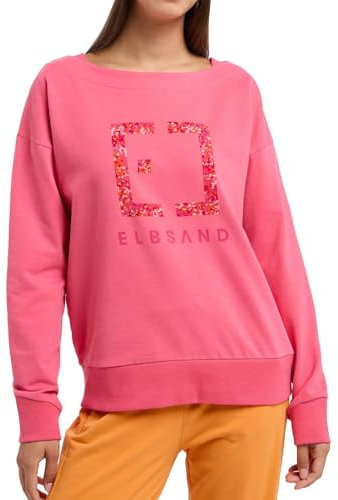 Elbsand Finola Damen Sweatshirt mit Bootsausschnitt, locker geschnitten