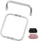 Maxentico 2 Stück Taschenbügel Taschen Verschluss, U-Förmige Aluminiumtaschenverschlüsse, Taschenrahmen Verschluesse, Taschenbügel Metall, Häkeltaschenverschlüssen, Clutch Bag Verschluss (200 * 90mm)