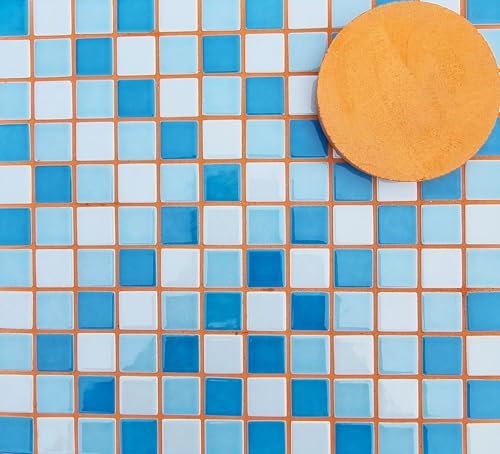 MOSAIK-Fugenmörtel | ORANGE | 1kg | Optimiert für 1mm-4mm schmale Fugen im Innen- und Außenbereich auf Wand- und Bodenflächen | Frostfest