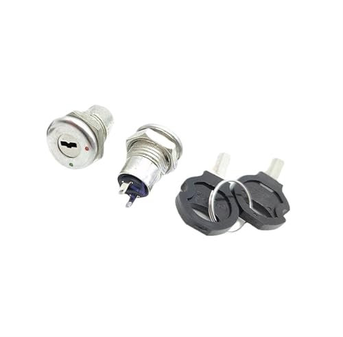 Mini-Schlüsselschalter, 12 mm, Ein-/Aus-Schalter, KS-02, elektronischer Schalter KS02, 3 A, 250 V
