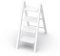 GameGem 4 Step Ladder, Folding Step Stool with Anti-Slip Wide Pedal, Aluminum Material Lightweight yet Sturdy, 150KG Load, Cute Modern Apperance for Indoor Household Spaces, White