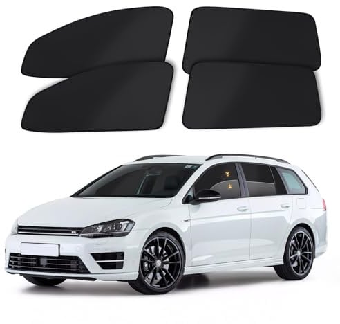 ZATOOTO Auto Sonnenschutz Seitenscheibe, Speziell für VW Golf 7 Variant, Magnetische Privatsphäre-Screen mit Auto Fenster Verdunkelung, Sonnenschutz Auto Kinder für UV- 4er Set