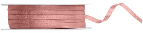 50 Meter Satinband Altrosa 3mm Band Dusty Rose Schleifenband Satin Dekoband Rosa Geschenkband Dekoband Rose Schleife Altrosa Band 3mm