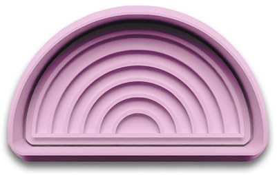 Regenbogen II Keksausstecher – Ausstechform für Kinder und kreative Bäcker – gedruckt aus PLA – zweiteilig mit Stempel – Geschenkidee für Backfreunde | M4