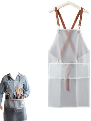 Waterproof Work Apron – Lightweight Durable PVC Apron for Kitchen、Gardening | waterproof work apron – lightweight durable PVC apron for men & women.Perfect for kitchen, cleaning & gardening.Easy to clean