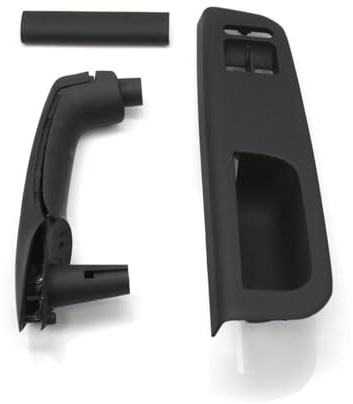 Poignée Porte Noire Beige Pour VW Pour Golf 4 MK4 Pour Jetta 1999-2004 Conduite À Droite 2 Portes baguette de garniture de panneau de poignée de por(Black 4pcs)