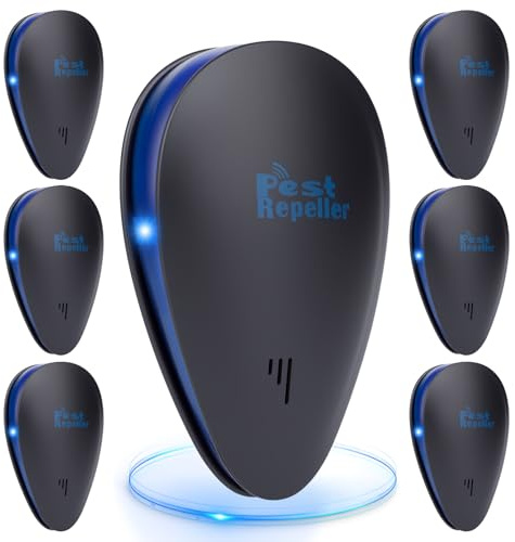 4 Pack 2026 Ultrasonic Repellent Indoor, Mouse Traps Insert Plug in, Pest Control Repellent Ant, Roach,Rodent, Mouse, Bugs, Mosquito, Spider, for Home, Office, Kitchen