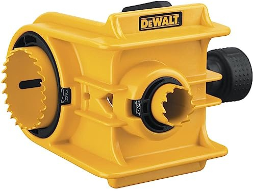 DEWALT Door Lock Installation Kit, C-Clamp Design, for Metal or Wood Doors, 2 Adjustable Bushings, Easy Installation (D180004)
