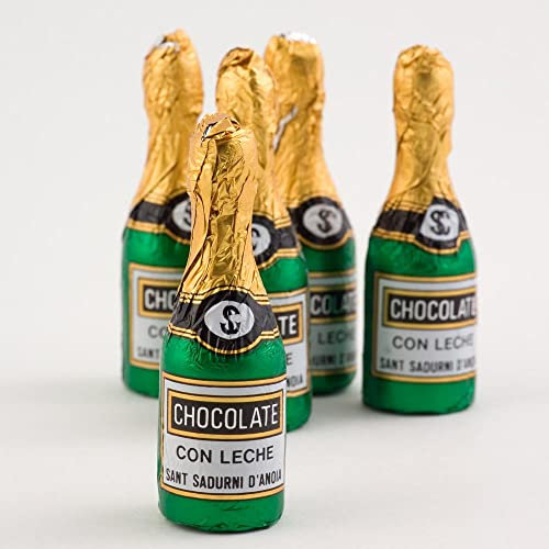 Botellas de champán de chocolate (paquete de 60)
