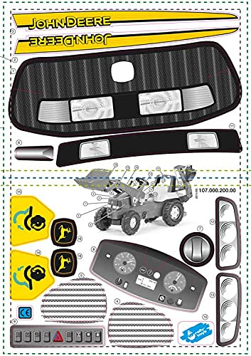 ROLLY TOYS Aufkleber für rollyJunior John Deere