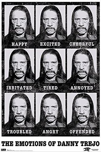 Close Up Danny Trejo Poster Emotions (57cm x 86,5cm) + Geschenkverpackung. Verschenkfertig!