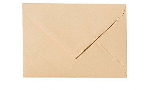 Paper24 je 25 Briefumschläge 140x190 mm Camel