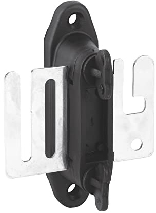 Kerbl 44355/046 Profi Bandtorgriffisolator, Schwarz, 4 Stück