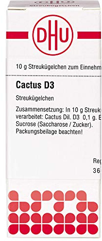 DHU Cactus D3 Streukügelchen, 10 g Globuli