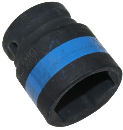 AERZETIX - Douille à choc- Carré 1/2-6 pans 27mm - Noire - C2319