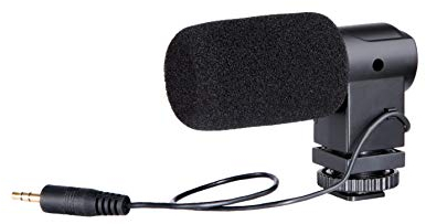 Boya BY-V01 X/Y Stereo Mikrofon mit einstellbarem Kondensator für DSLR-Kamera, Camcorder oder digitale Recorder
