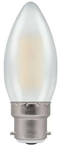 Crompton LED Filament Candle 5W 240V Very Warm White B22d Pearl Dimmable