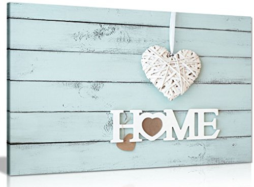 Teal Home Wall Artwork For Home Decor Framed Canvas Wall Art Picture Print (36x24in)