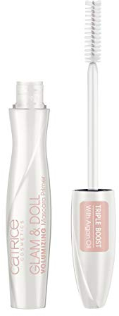 Catrice Glam & Doll Volumizing Mascara Primer, Nr. 010, Weiss, volumengebend, schwunggebend, definierend, mit Ölen, Nanopartikel frei, ohne Parfüm, ohne Alkohol, ohne Parabene, 1er Pack (8.5ml)