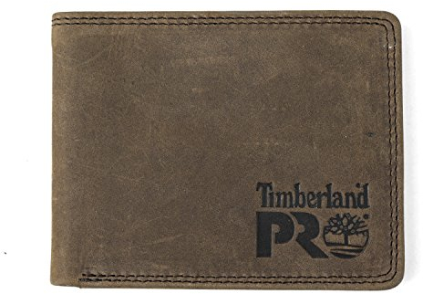Timberland PRO Portefeuille Fin en Cuir RFID pour Homme avec fenêtre arrière pour pièce d’identité, Taille Unique