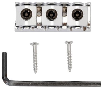 Pxyelec Chrom 42mm E-Gitarre Verriegelungsmutter für Floyd Rose Tremolo Brücke