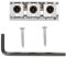 Pxyelec Chrom 42mm E-Gitarre Verriegelungsmutter für Floyd Rose Tremolo Brücke