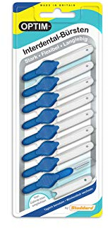 Stoddard OPTIM Interdental Brushes Pack of 8 Blue 0.6 mm Size 3