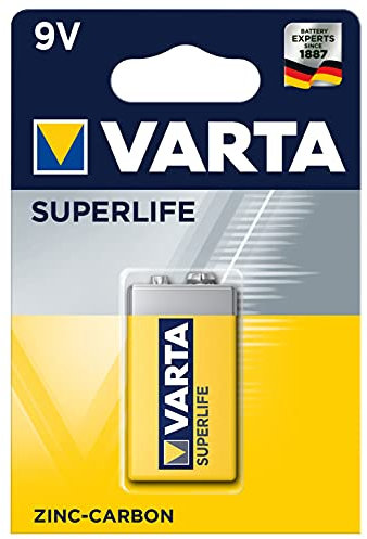 10 BL de Varta SuperLife Zinc 9 V BL.1 unidad