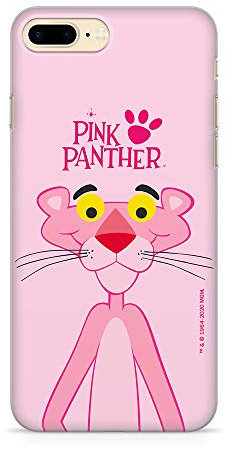 Original und Offiziell lizenziertes Pink Panther Handyhülle für iPhone 7 PLUS, iPhone 8 PLUS, case Rosa Panther, Hülle, Case, Cover aus Kunststoff TPU-Silikon, schützt vor Stößen und Kratzern
