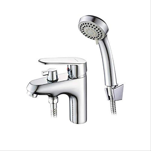 Bad Waschbecken Wasserhahn Chrom Einhand Wasserhahn Waschbecken Wasserhahn Mixer Mit Duschkopf Heiß- Und Kaltwasserschlauch Wasserhähne A9369