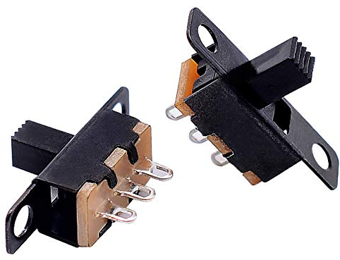 Lankater Micro Interrupteur À Glissière 3 Broche 2 Position 1p2t Marche-arrêt Interrupteur À Bascule Poignée