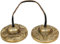 Ajuny Tibetische Tingsha Beckenglocken Buddhistische Meditation Yoga Glocke Geprägt Mit Drachen Manjira Instrument spirituelles Geschenk