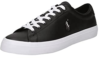 Ralph Lauren Poloshirt Herren Sneakers Longwood Low Top Lace 816884372, Schwarz Multipp, 45 EU