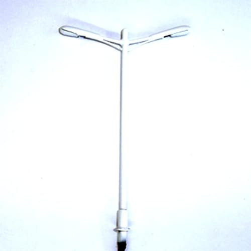Gutshof miniaturen 10 STK. Lampen Laternen Spur H0 12Volt Modellbau Strassenlaternen Doppelflammige 1:87