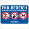 INDIGOS UG - Aluverbundplatte Schilder 3mm - Sicherheit - FKK - Bereich - Bitte respektieren Sie die Freikörperkultur - 300x200 mm - Hotel, Firma, Schutz, KITA, Arzt, Praxis, Wohnung