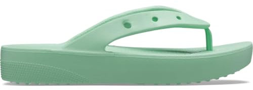 Crocs Women's Womesn Classic Platform Flip Flop in Green