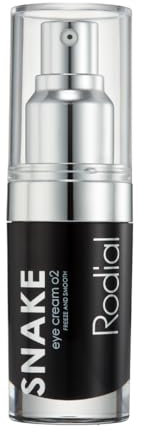 Rodial Snake Eye Cream 02 15ml | Straffende Augencreme für Falten und feine Linien | Leichte und samtige Creme-Formel | Tripeptid-Technologie für einen glatten Hautton