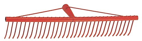 1PEZZO RASTRELLO FERRO PER ERBA 34 DENTI PIATTI 60 CM