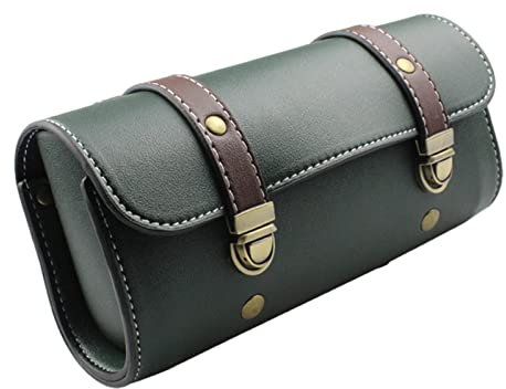 Tebinzi Borsa da Moto | Borsa portaoggetti per Moto Borsa per Forcella per Moto in Pelle PU,Custodia salvaspazio per Piccoli Attrezzi per forcelle Anteriori, manubri, Barre Laterali, telai Laterali