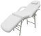 BULANED Kosmetikstuhl Tragbar, Massagestuhl, Kosmetik Liege, Tantra Liege, Behandlungsliege, Pediküre Stuhl, Fusspflege Stuhl, Bett Für Wimpernverlängerung, Kunstleder 185×78×76 cm Weiß