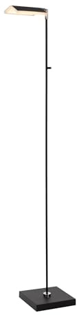 LUCIDE AARON - Stehlampe Mit Leselampe - LED Dim. - CCT - 1x12W 2700K/4000K - Schwarz