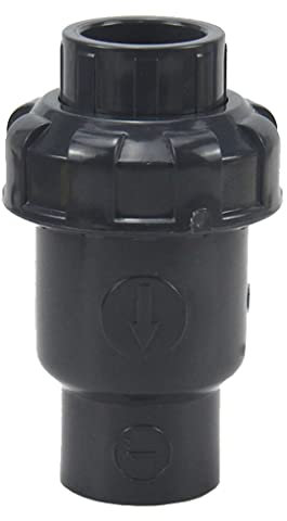 Wasserpumpenfilter, Rohrleitungsfilter, Inline-Rückschlagventil, Rückschlagventil, 1 Stück 20 25 32 40 50 63 mm UPVC-Rückschlagventil, 1/2 - 2 Kunststoff-PVC-Kugelrückschlagventil, Einwegventil, San